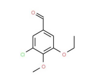 3-chloro-5-ethoxy-4-methoxybenzaldehyde - chemical structure image