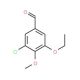 3-chloro-5-ethoxy-4-methoxybenzaldehyde - chemical structure image