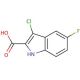 3-chloro-5-fluoro-1H-indole-2-carboxylic acid - chemical structure image