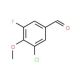 3-Chloro-5-fluoro-4-methoxybenzaldehyde (CAS 177994-49-9) - chemical structure image