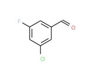 3-Chloro-5-fluorobenzaldehyde (CAS 90390-49-1) - chemical structure image