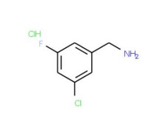 3-Chloro-5-fluorobenzylamine hydrochloride - chemical structure image