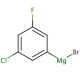 3-Chloro-5-fluorophenylmagnesium bromide solution (CAS 480438-50-4) - chemical structure image