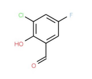 3-Chloro-5-fluorosalicylaldehyde (CAS 82128-69-6) - chemical structure image