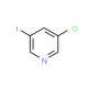 3-Chloro-5-iodo-pyridine (CAS 77332-90-2) - chemical structure image