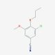 3-chloro-5-methoxy-4-propoxybenzonitrile - chemical structure image