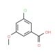 3-Chloro-5-methoxybenzoic acid (CAS 82477-67-6) - chemical structure image