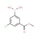 3-Chloro-5-(methoxycarbonyl)phenylboronic acid (CAS 957120-26-2) - chemical structure image