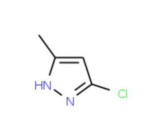 3-Chloro-5-methyl-1H-pyrazole (CAS 15953-45-4) - chemical structure image
