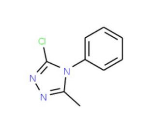 3-chloro-5-methyl-4-phenyl-4H-1,2,4-triazole - chemical structure image