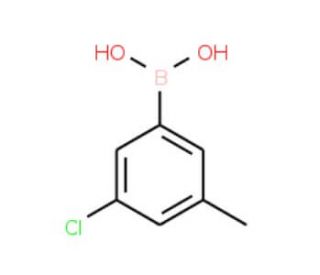 3-Chloro-5-methylphenylboronic acid (CAS 913836-14-3) - chemical structure image