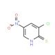 3-Chloro-5-nitro-2-pyridinethiol (CAS 64007-60-9) - chemical structure image