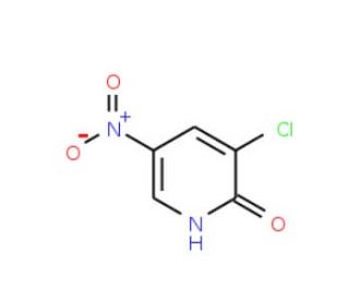 3-Chloro-5-nitro-2-pyridinol (CAS 22353-38-4) - chemical structure image