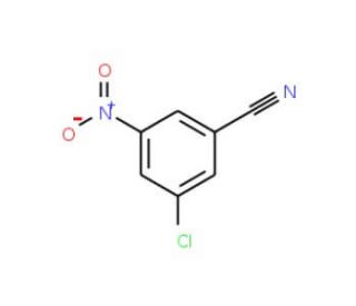 3-Chloro-5-nitrobenzonitrile (CAS 34662-30-1) - chemical structure image