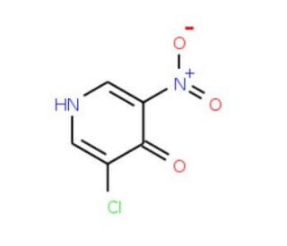 3-Chloro-5-nitropyridin-4-ol (CAS 31872-64-7) - chemical structure image