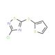 3-Chloro-5-(thiophen-2-ylthio)-1,2,4-thiadiazole (CAS 98816-24-1) - chemical structure image