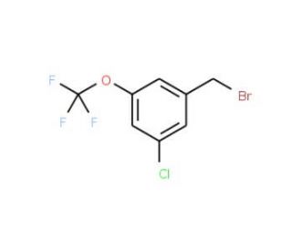 3-Chloro-5-(trifluoromethoxy)benzyl bromide (CAS 886503-33-9) - chemical structure image