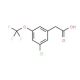 3-Chloro-5-(trifluoromethoxy)phenylacetic acid - chemical structure image