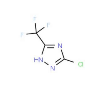 3-chloro-5-(trifluoromethyl)-1H-1,2,4-triazole - chemical structure image