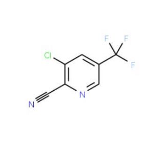 3-Chloro-5-(trifluoromethyl)-2-pyridinecarbonitrile (CAS 80194-70-3) - chemical structure image