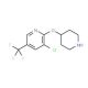 3-Chloro-5-(trifluoromethyl)-2-pyridinyl4-piperidinyl ether - chemical structure image