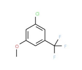 3-Chloro-5-(trifluoromethyl)anisole (CAS 886497-07-0) - chemical structure image