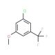 3-Chloro-5-(trifluoromethyl)anisole (CAS 886497-07-0) - chemical structure image