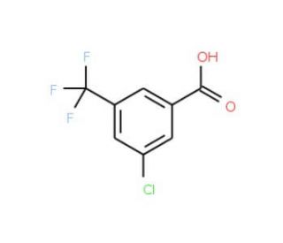 3-Chloro-5-(trifluoromethyl)benzoic acid (CAS 53985-49-2) - chemical structure image