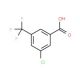 3-Chloro-5-(trifluoromethyl)benzoic acid (CAS 53985-49-2) - chemical structure image