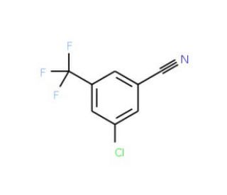 3-Chloro-5-(trifluoromethyl)benzonitrile (CAS 693245-52-2) - chemical structure image