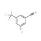 3-Chloro-5-(trifluoromethyl)benzonitrile (CAS 693245-52-2) - chemical structure image
