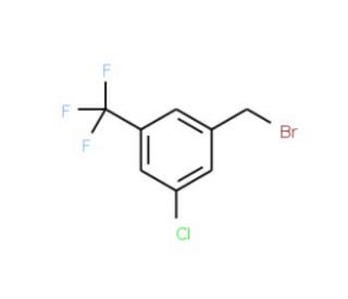 3-Chloro-5-(trifluoromethyl)benzyl bromide (CAS 886496-91-9) - chemical structure image