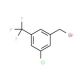 3-Chloro-5-(trifluoromethyl)benzyl bromide (CAS 886496-91-9) - chemical structure image