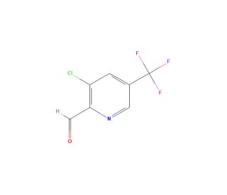 3-Chloro-5-(trifluoromethyl)pyridine-2-carboxaldehyde (CAS 175277-50-6) - chemical structure image