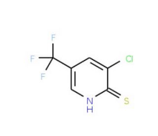 3-Chloro-5-(trifluoromethyl)pyridine-2-thiol (CAS 76041-74-2) - chemical structure image