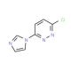 3-Chloro-6-(1H-imidazol-1-yl)pyridazine (CAS 71037-71-3) - chemical structure image