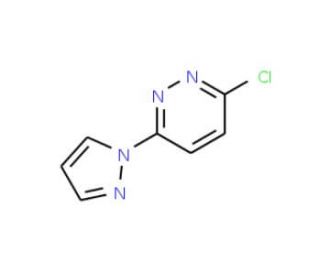 3-Chloro-6-(1H-pyrazol-1-yl)pyridazine (CAS 29334-66-5) - chemical structure image