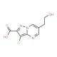 3-Chloro-6-(2-hydroxy-ethyl)-pyrazolo[1,5-a]-pyrimidine-2-carboxylic acid (CAS 842974-84-9) - chemical structure image