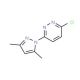 3-chloro-6-(3,5-dimethyl-1H-pyrazol-1-yl)pyridazine (CAS 29334-67-6) - chemical structure image