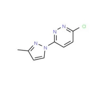 3-chloro-6-(3-methyl-1H-pyrazol-1-yl)pyridazine - chemical structure image