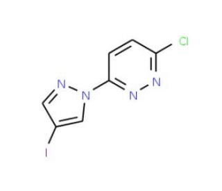 3-Chloro-6-(4-iodo-1H-pyrazol-1-yl)pyridazine (CAS 957035-36-8) - chemical structure image