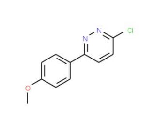 3-Chloro-6-(4-methoxy-phenyl)-pyridazine (CAS 58059-31-7) - chemical structure image
