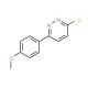 3-Chloro-6-(4-methoxy-phenyl)-pyridazine (CAS 58059-31-7) - chemical structure image