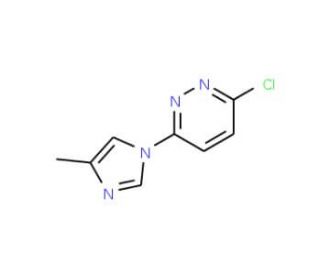 3-Chloro-6-(4-methyl-1H-imidazol-1-yl)pyridazine (CAS 941294-26-4) - chemical structure image