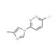 3-Chloro-6-(4-methyl-1H-imidazol-1-yl)pyridazine (CAS 941294-26-4) - chemical structure image