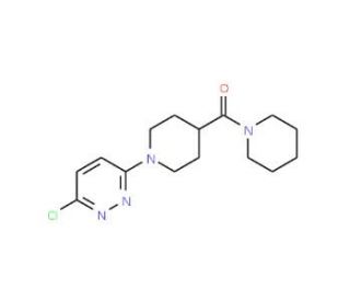 3-Chloro-6-[4-(piperidin-1-ylcarbonyl)piperidin-1-yl]pyridazine (CAS 1142214-17-2) - chemical structure image