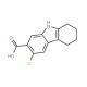 3-Chloro-6,7,8,9-tetrahydro-5H-carbazole-2-carboxylic acid - chemical structure image