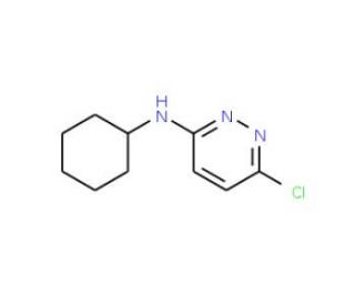 3-Chloro-6-cyclohexylaminopyridazine (CAS 1014-77-3) - chemical structure image