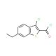 3-Chloro-6-ethylbenzo[b]thiophene-2-carbonyl chloride (CAS 901555-86-0) - chemical structure image