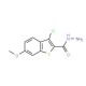 3-Chloro-6-methoxy-1-benzothiophene-2-carbohydrazide - chemical structure image